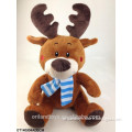 30cm Sitting Christmas Plush Reindeer Toys